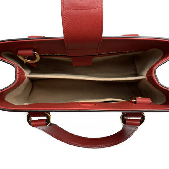 Gucci Sylvie Bag Red Calfskin - Picture 2 of 3